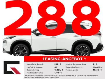 Nissan Leasingangebot: Nissan X-Trail TEKNA 165PS Automatik Winter/HUD/360°/PG