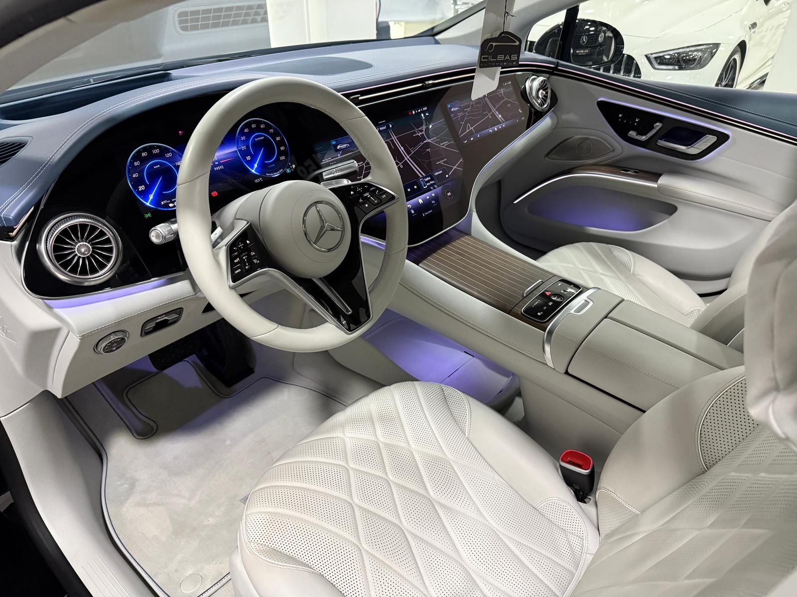 Mercedes-Benz EQS 580 4M AMG Edition 1 LEDER BEIGE HYPER HUD foto 17