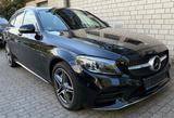 Mercedes-Benz C 300 T de AMG-Line Pano/LED/RFK/TotW/DisTr/1.Hd - Hybrid (Diesel/Elektro): Schwarz, Panorama-Dach