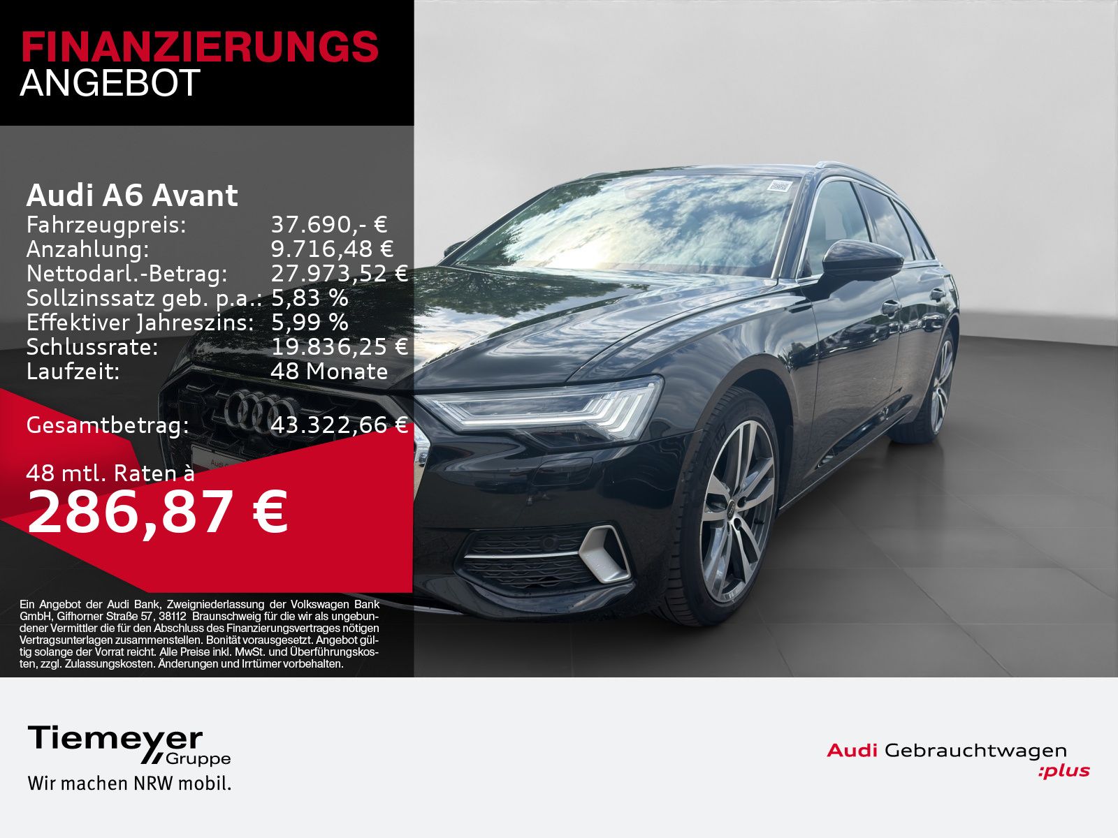 Audi A6 Avant 50 TFSIe Q ADVANCED HD-MATRIX VALCONA 3 foto 1