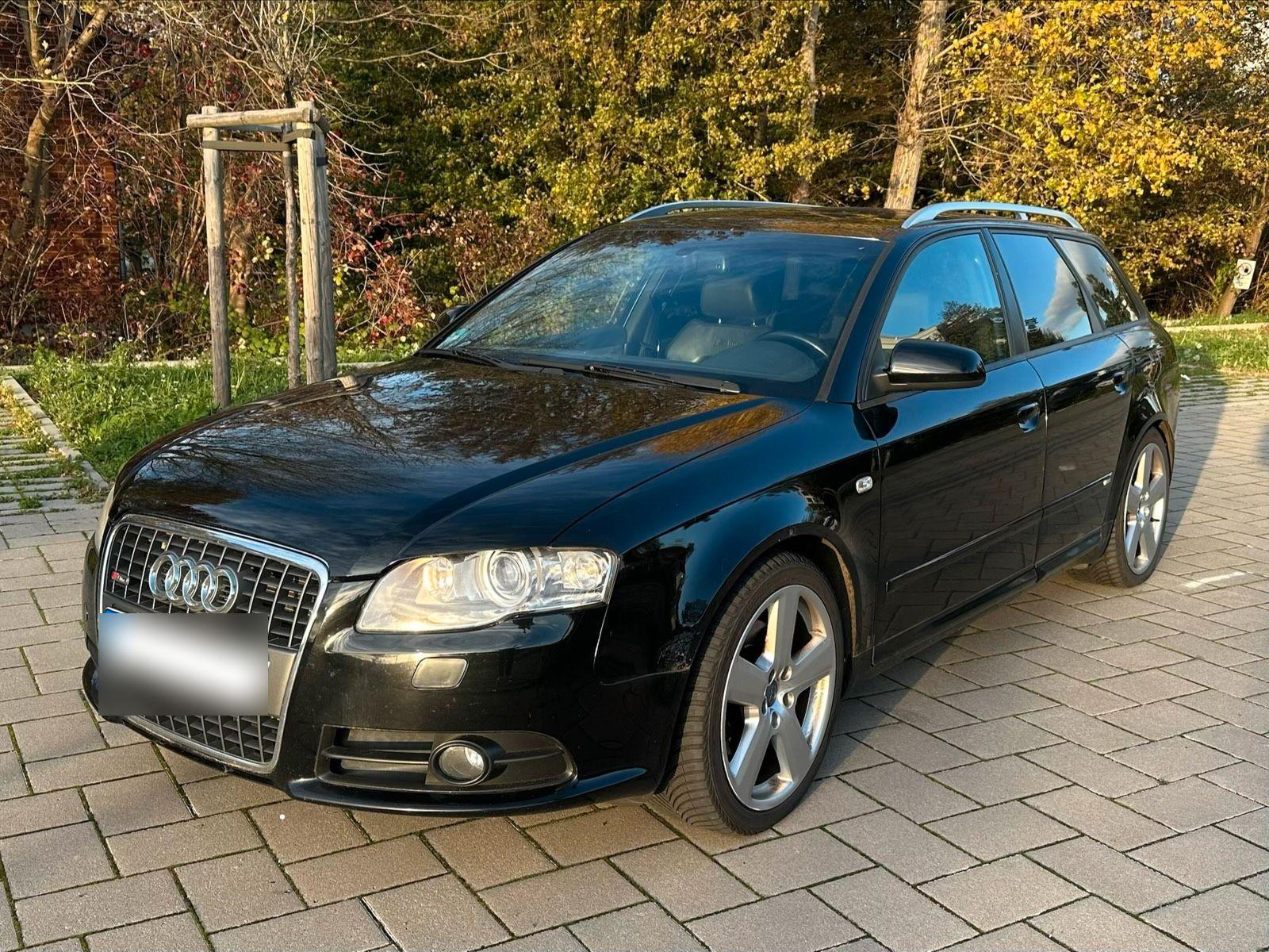Audi A4 2007 — rear view