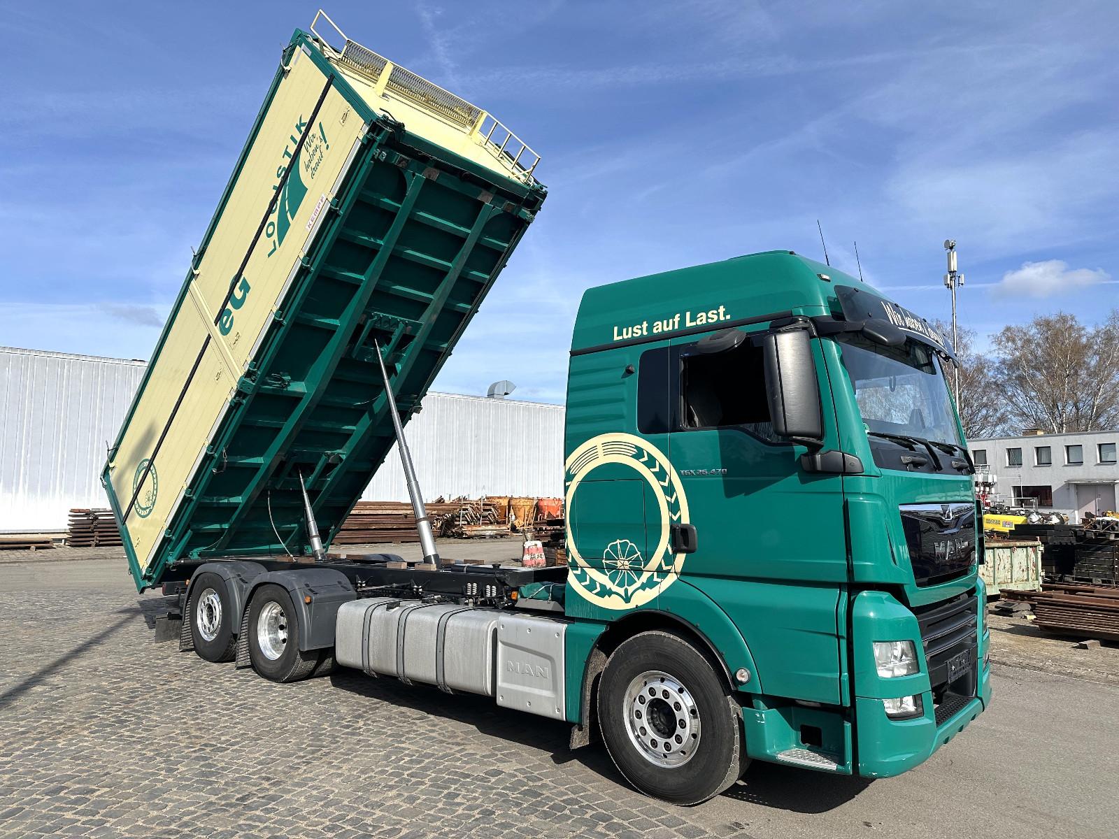 MAN TGX 26.470* Getreide 3-Seitenkipper Kempf* 36m³