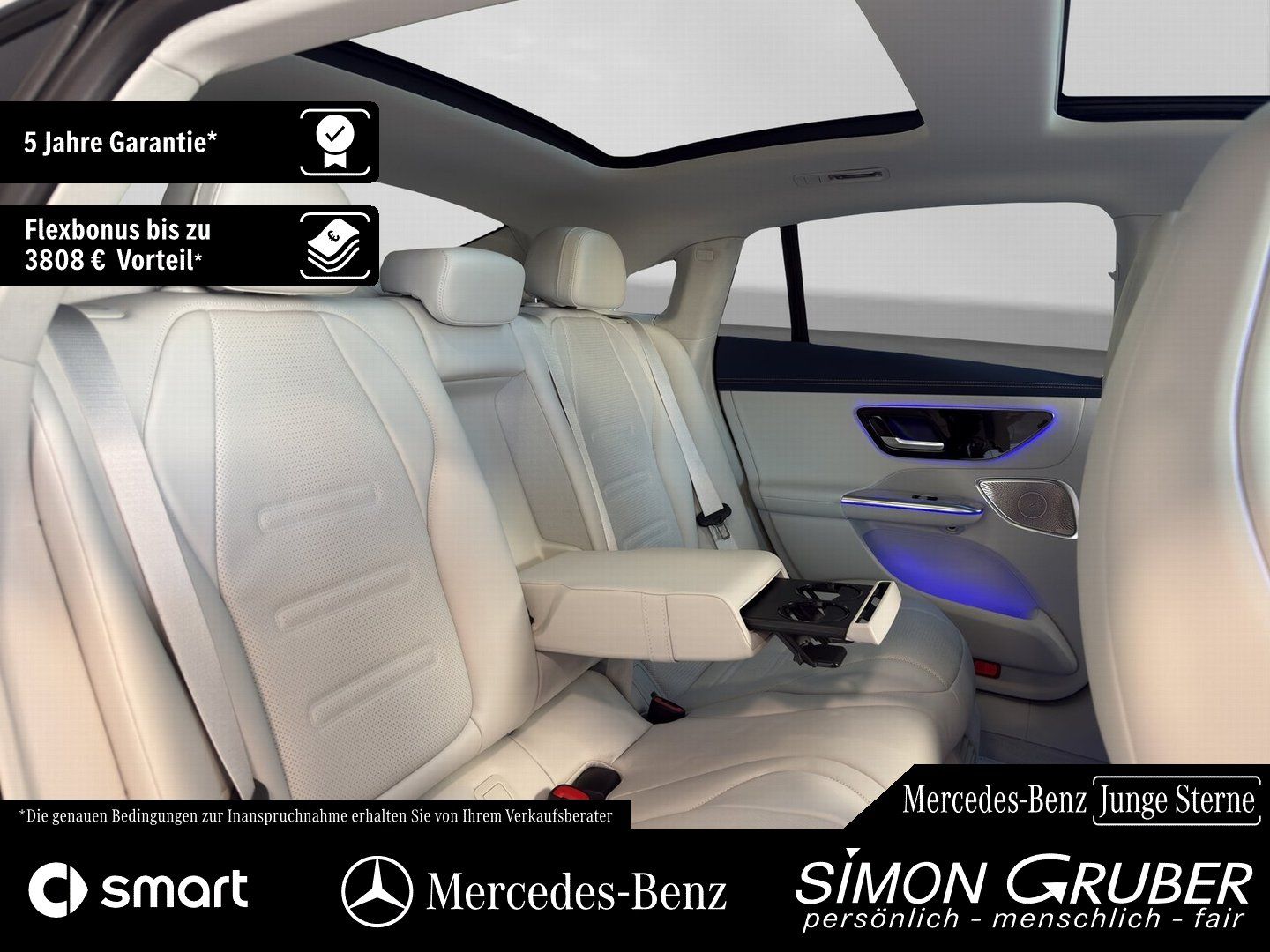 Fahrzeugabbildung Mercedes-Benz EQE 43 4M AMG Night Hyper Pano Carbon Nappa TV