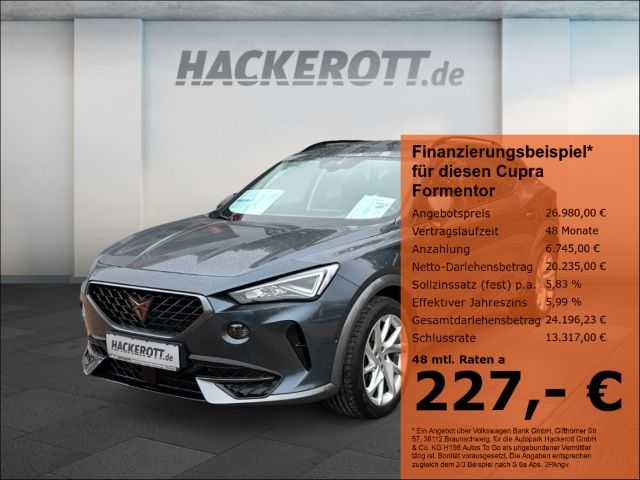 Cupra Formentor 1.4 e-Hybrid für 334 ,- € mtl. ohne An