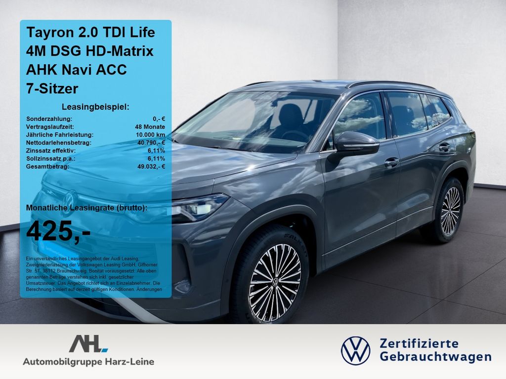 Tayron 2.0 TDI Life 4M DSG HD-Matrix AHK Navi AC