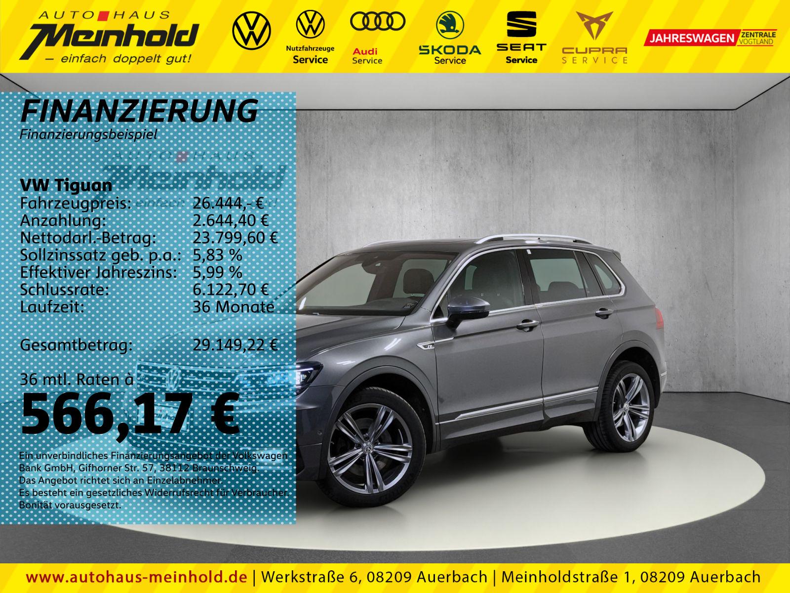Volkswagen Tiguan 2.0 TDI DSG 4M Highline R-Line, Leder