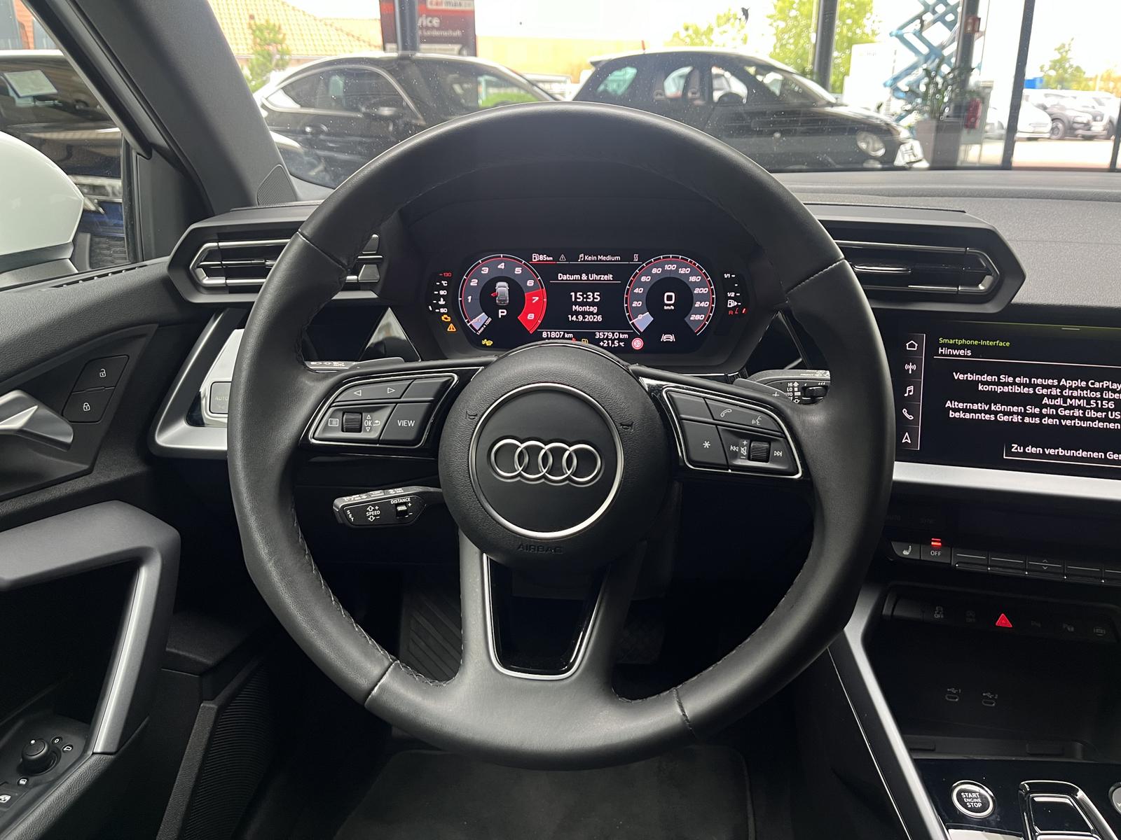 Audi A3 30 eTFSI S-Tronic CarPlay LED Virtual PDC, миниатюра 9