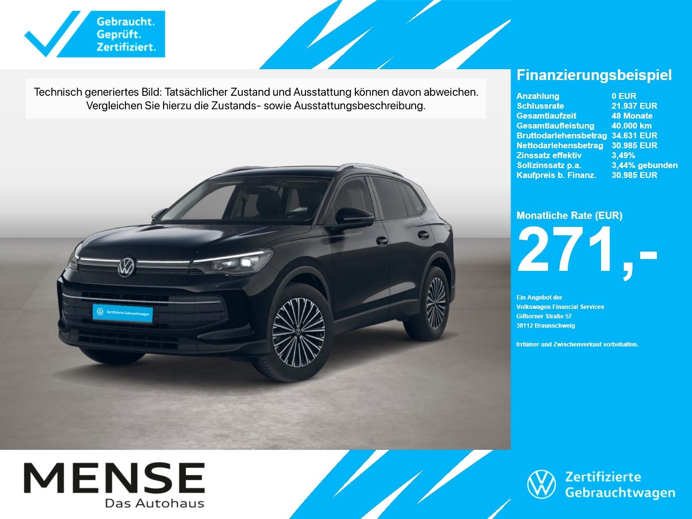 Volkswagen Tiguan 1.5 eTSI DSG Goal Life CarPlay AHK ACC LM foto 1