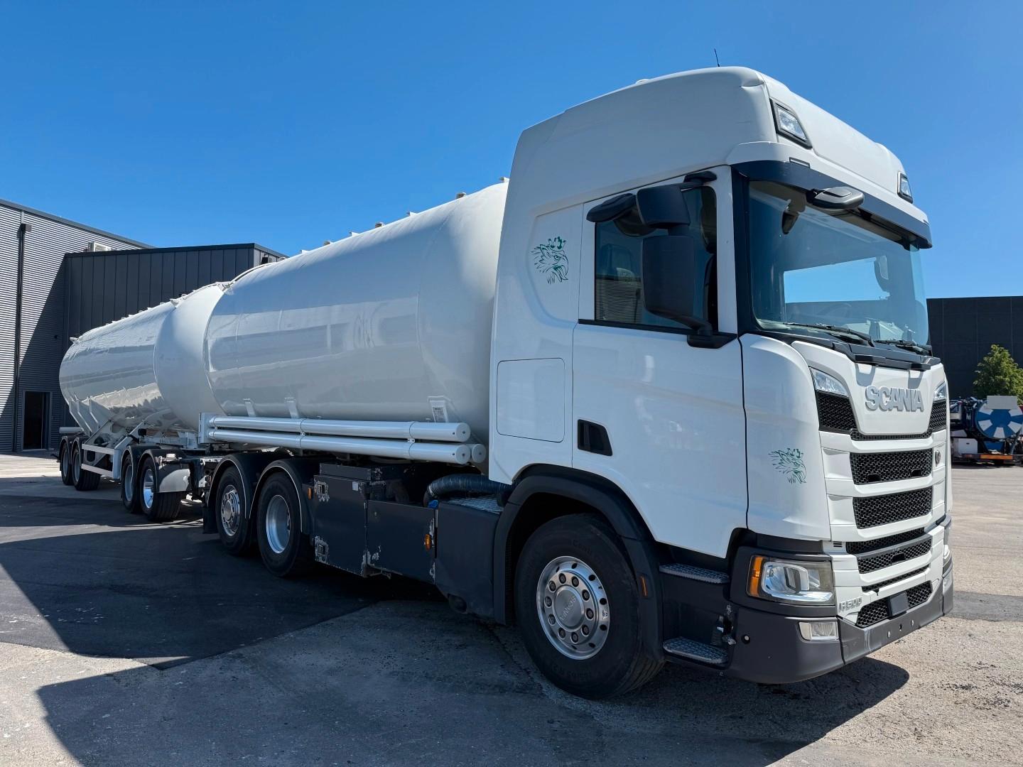Scania R500 NGS 6x2 26 m3 Silo + HMK Bilcon Silotrailer