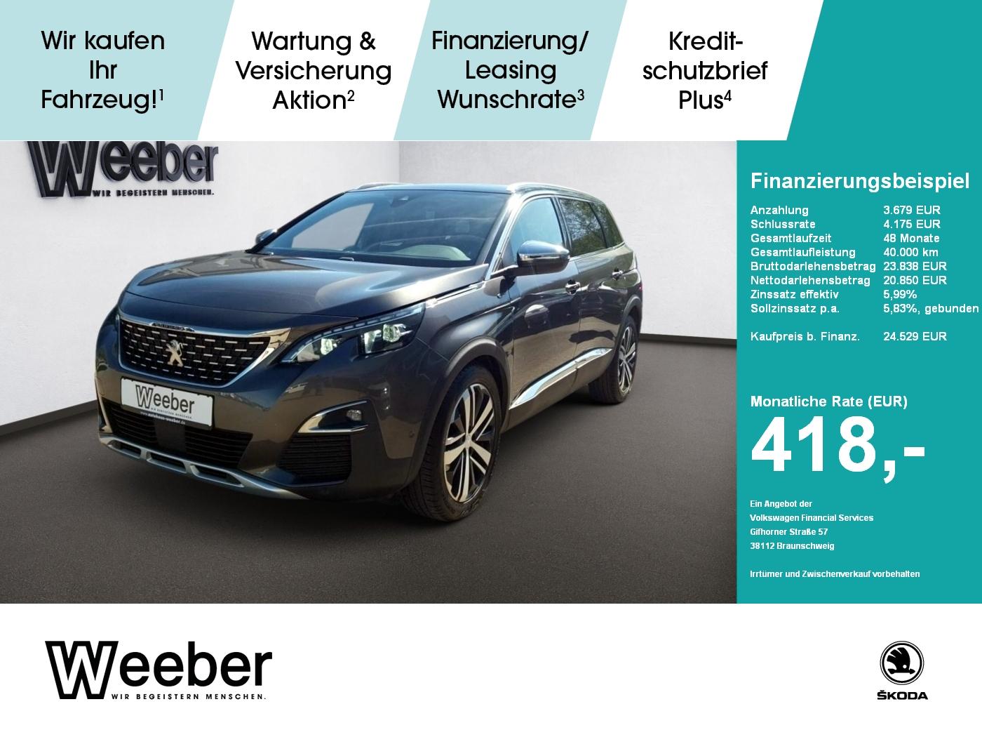 Peugeot 5008 GT * 360°CAM*SHZ*LED*NAVI*PANO* Panodach