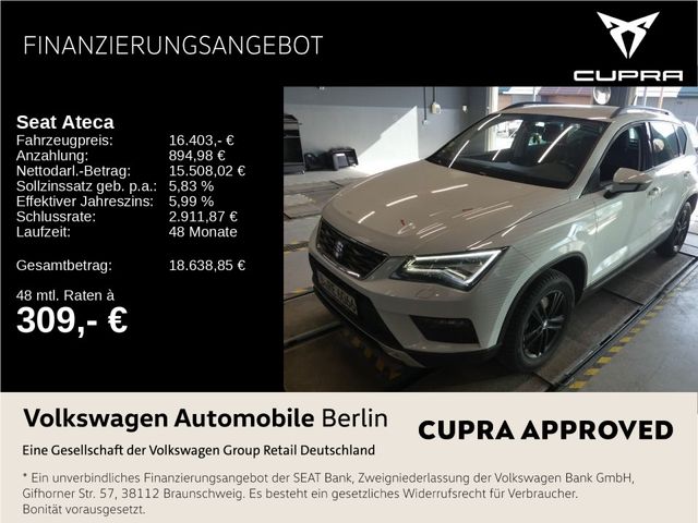 SEAT Ateca 1.4 TSI DSG Style Navi LED SHZ PDC