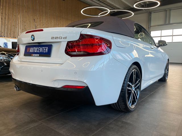 BMW Cabrio 220 d M Sport *1.HAND*19%MWST*NAVI*KAMERA
