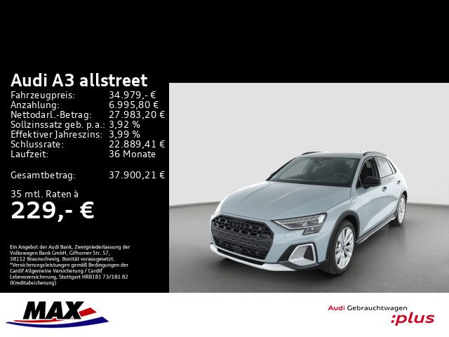A3 allstreet 40 TFSI e LED+KAMERA+HUD+DCP+SONOS