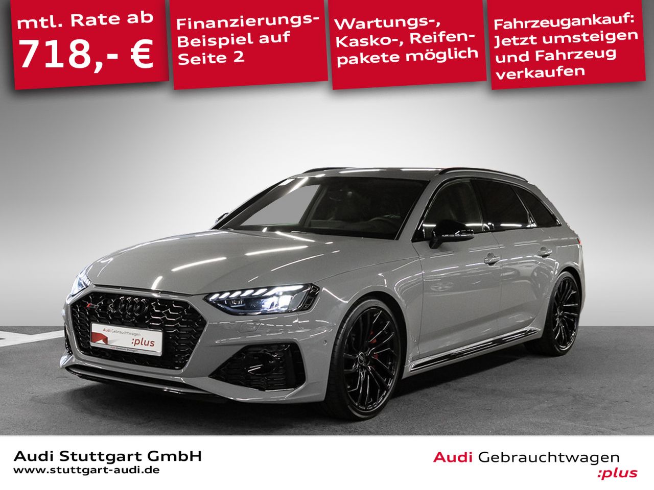 Audi RS4 Avant 2.9 TFSI quattro HeadUp Matrix AHK 20'