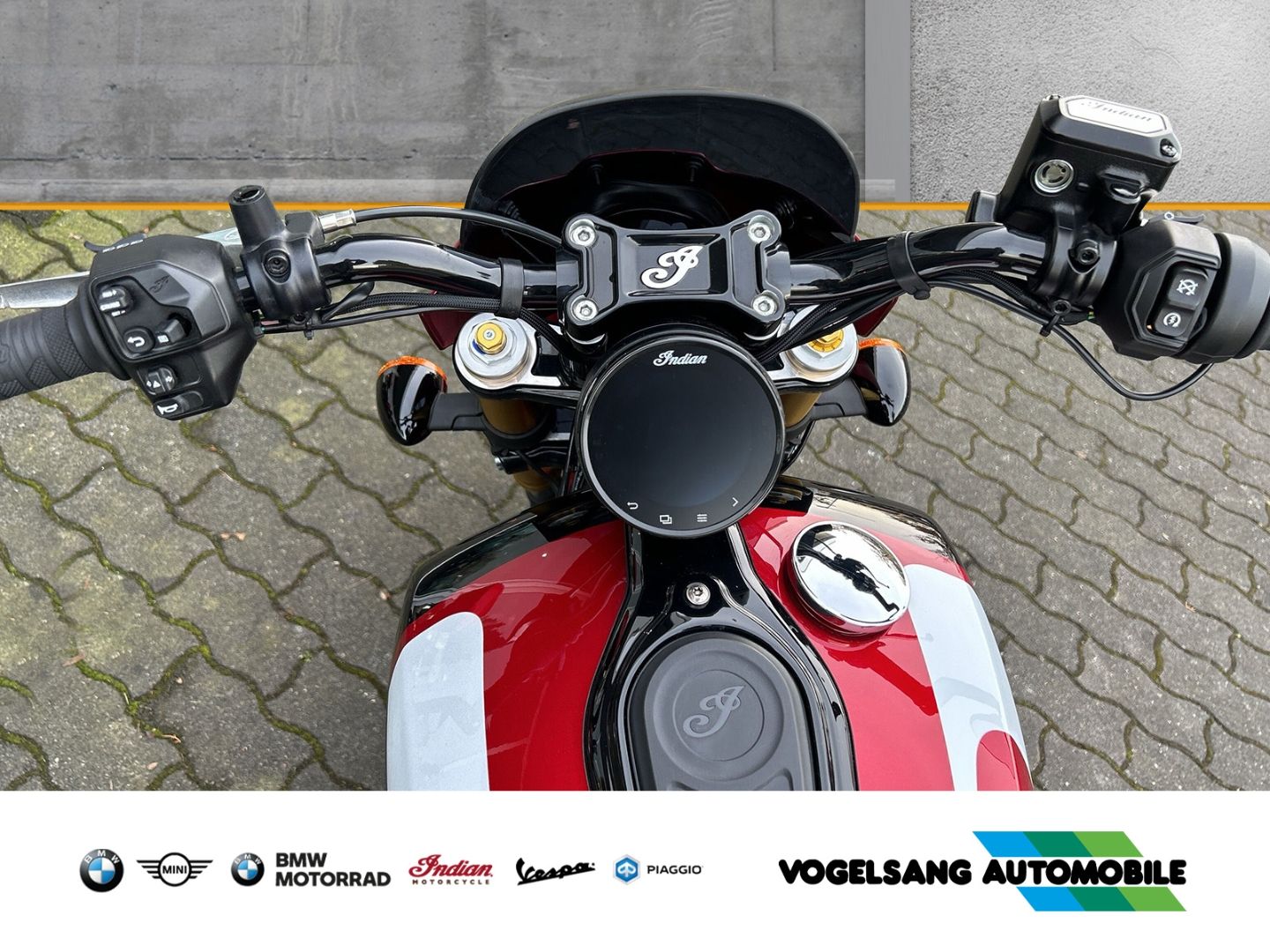 Fahrzeugabbildung Indian 101 Scout heizbare Griffe, Navigation, Piggyback