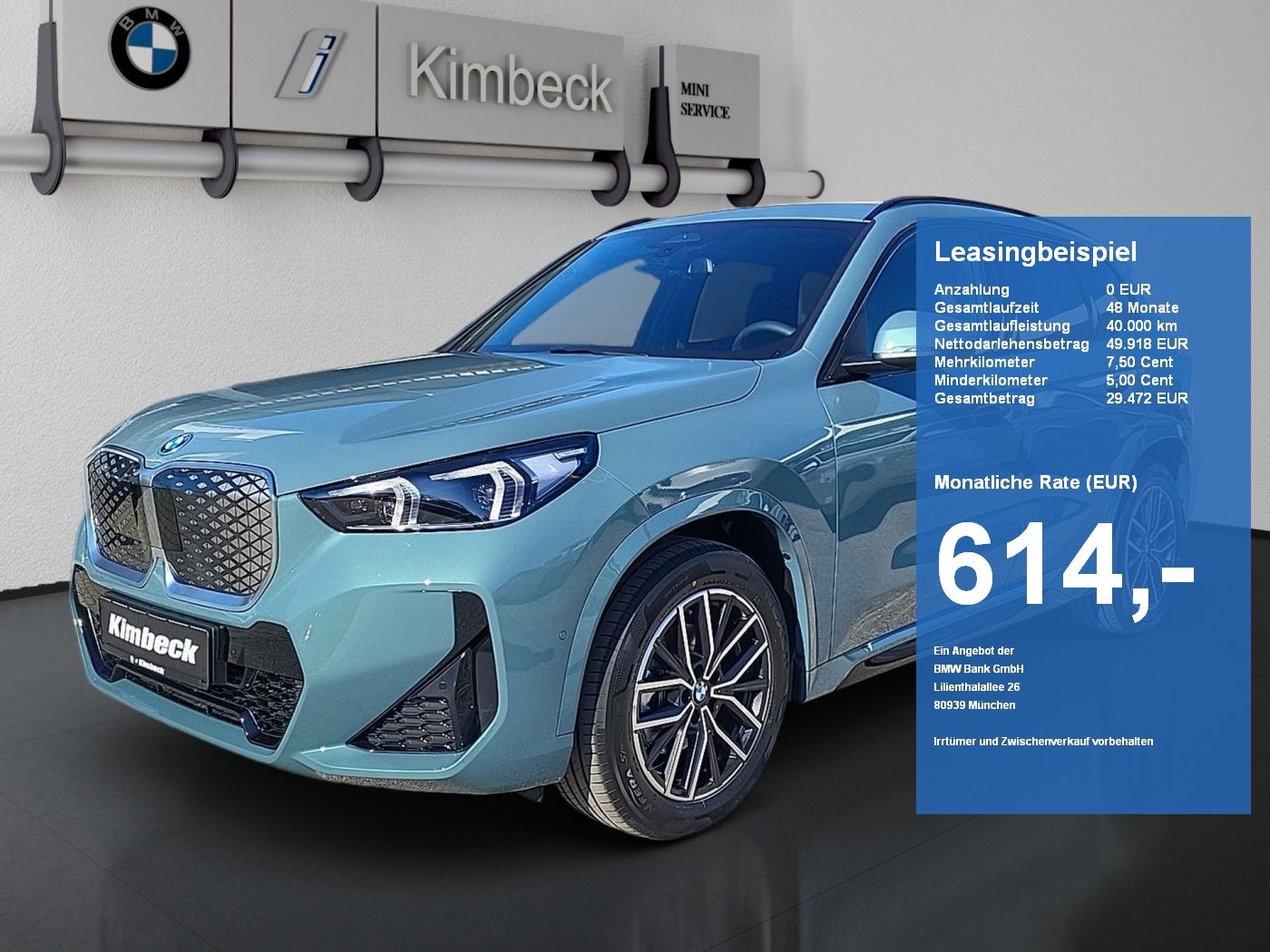BMW iX1 eDrive20 M SPORT ACC ParkAss AHK Lenkhzg Nav