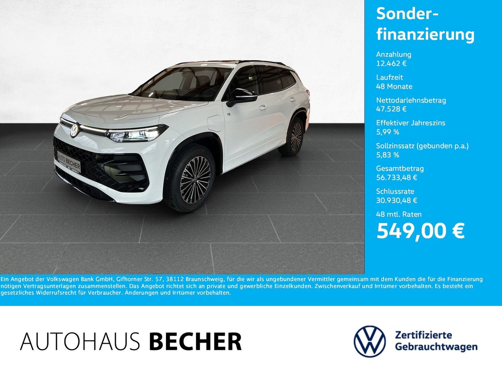 Volkswagen Tayron R-Line 1.5 eHybrid DSG AHK Matrix Pano foto 1