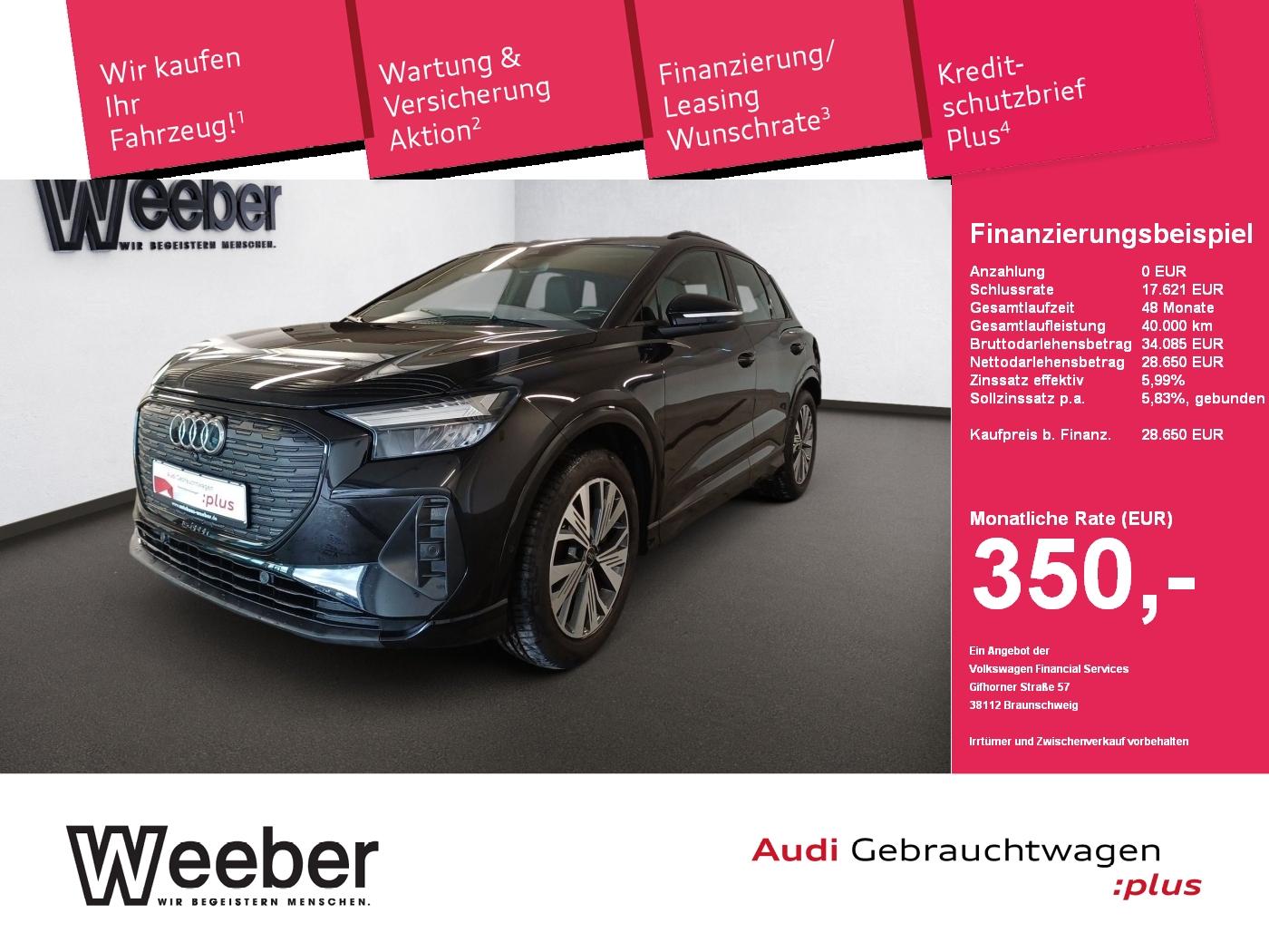 Audi Q4 e-tron *NAVI*BLACKSTYLE*KAMERA*LED*APP CONNEC