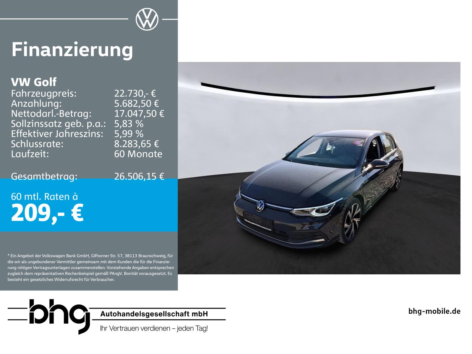 Volkswagen Golf Style 1,5 TSI OPF  6-Gang