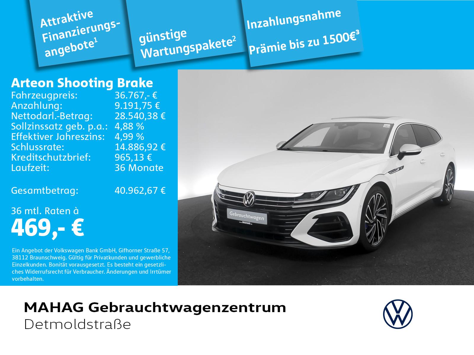 Volkswagen Arteon Shooting Brake R 2.0 TSI 4 Mot AHK Leder