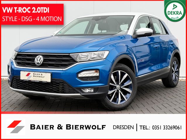 Volkswagen T-Roc 2.0TDI Style 4Motion DSG CARPLAY RFK SHZ