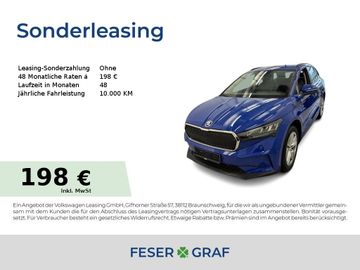 Skoda Leasingangebot: Skoda Enyaq iV 50 Loft Alu 19" GRA LED Navi PDC RüKa