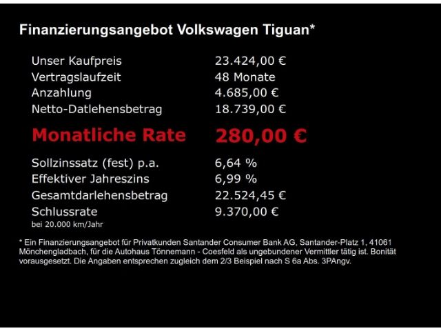 Tiguan TIGUAN LIFE TDI DSG+AHK+NAVI+LED-SCHEINWE