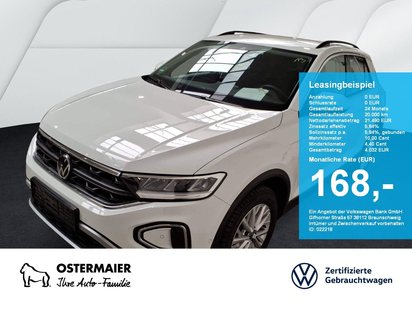 Volkswagen T-Roc LIFE 1.0TSI 116PS LED.NAVI.SHZG.ViCo.APP-C