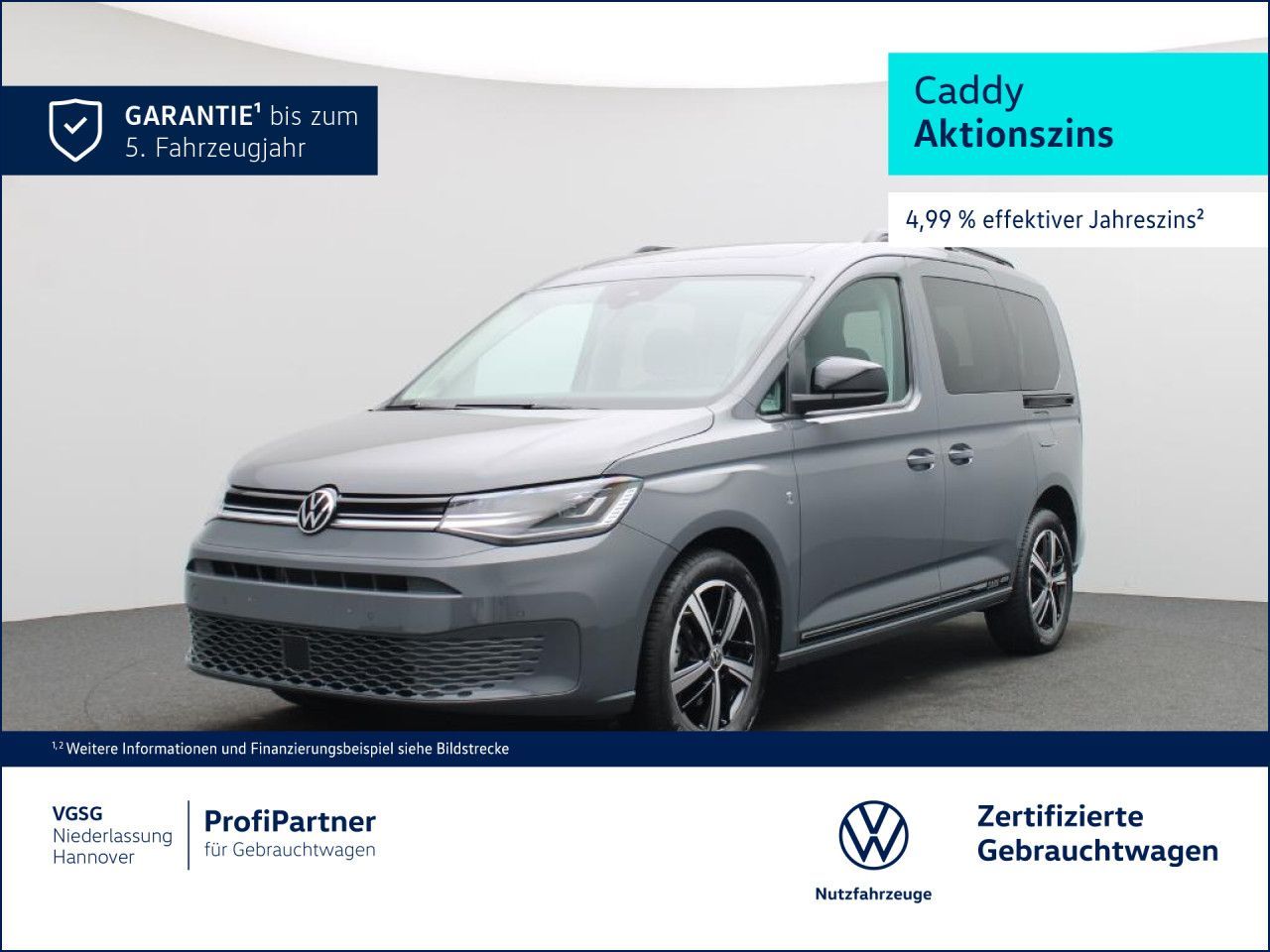 Volkswagen Caddy Life AHK MFL Navi Standhzg LED GJR Kamera