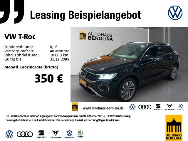 Vorschaubild: VW T-Roc T-ROC 1.5 TSI Goal DSG *R-KAM*18"*ACC*SHZ* (Fahrzeug-Nr. L05196)