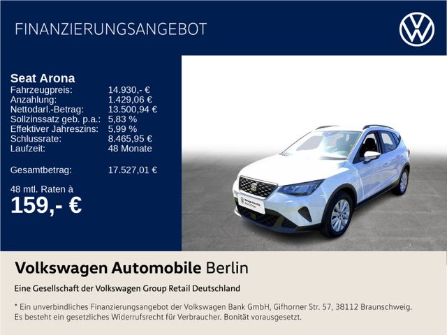 SEAT Arona 1.0 TSI Style LED PDC Sitzhzg Mirror-Link