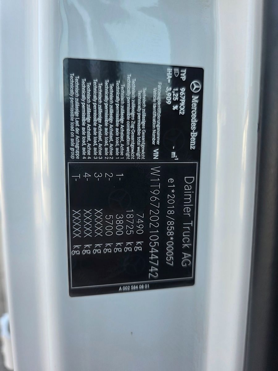 Fahrzeugabbildung Mercedes-Benz Atego 823 K 4x2 Meiller 2x AHK Klima 3 Sitze