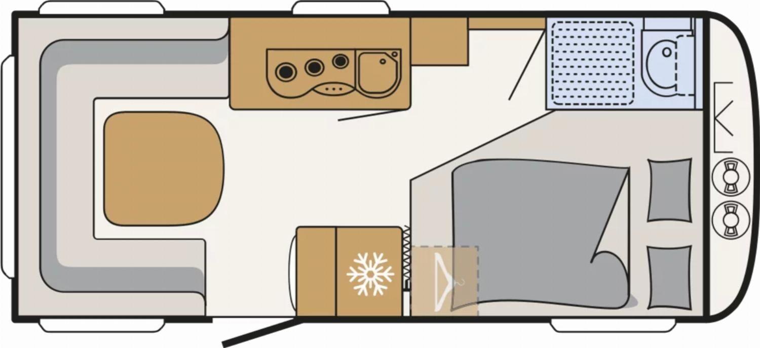 Dethleffs c-go 475 FR 10 Years Edition, Duo Control