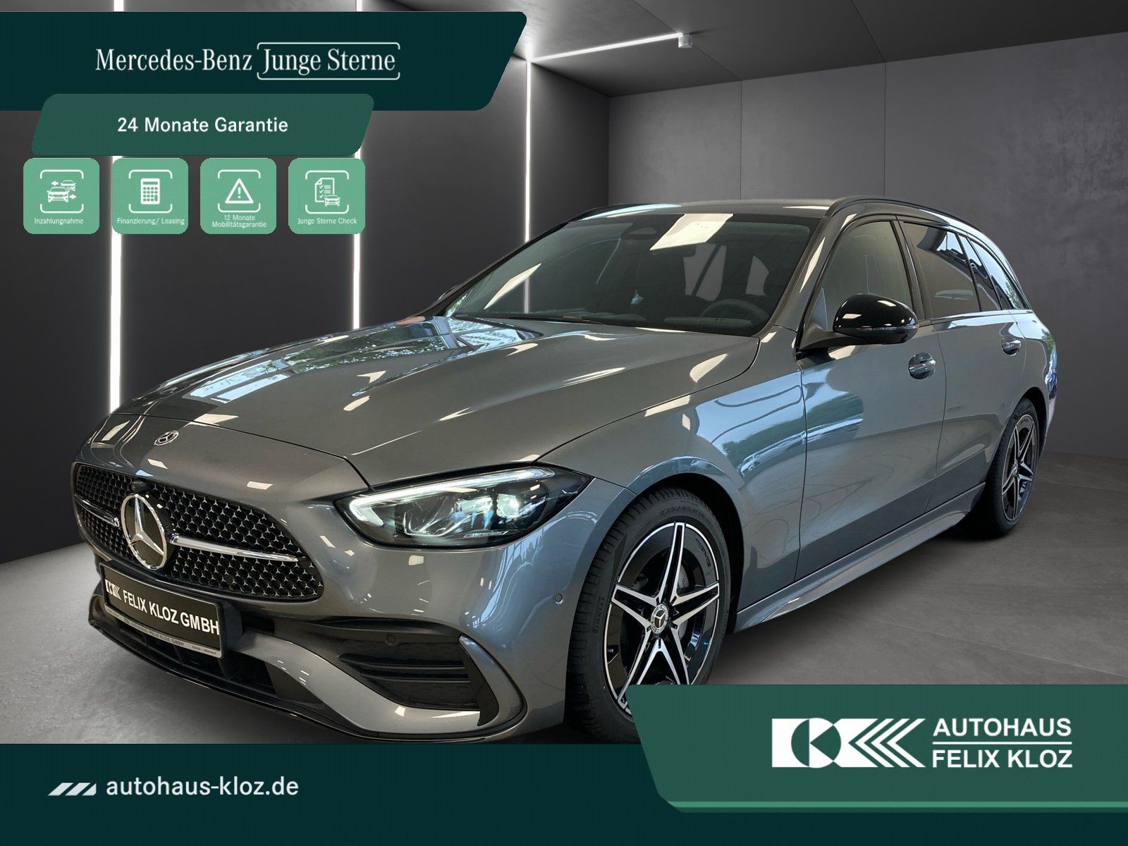 Fahrzeugabbildung Mercedes-Benz C 200 T AMG*AHK*Distro*360°*Night*Sound*Totwink*