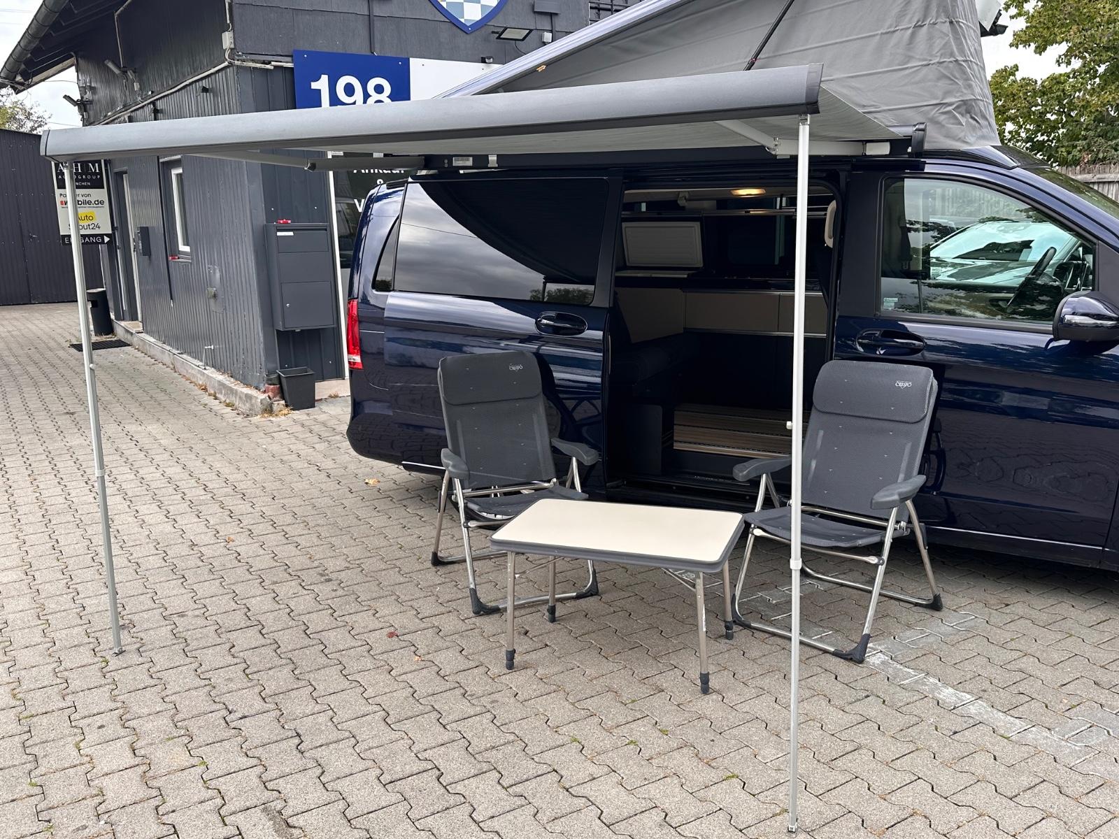 MERCEDES-BENZ V 250  MARCO POLO / CUISINE DOUCHE EAUVENT  | 190 ch | BVA | ATTELAGE | HAYON ÉLECTRIQUE | VOLANT CUIR