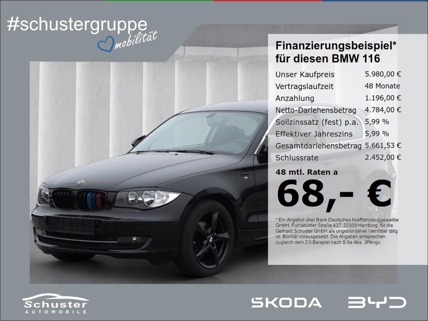 BMW 116 i 2.0*PDC 2Z-Klimaaut Sport-Lkr/Auspuff 17*