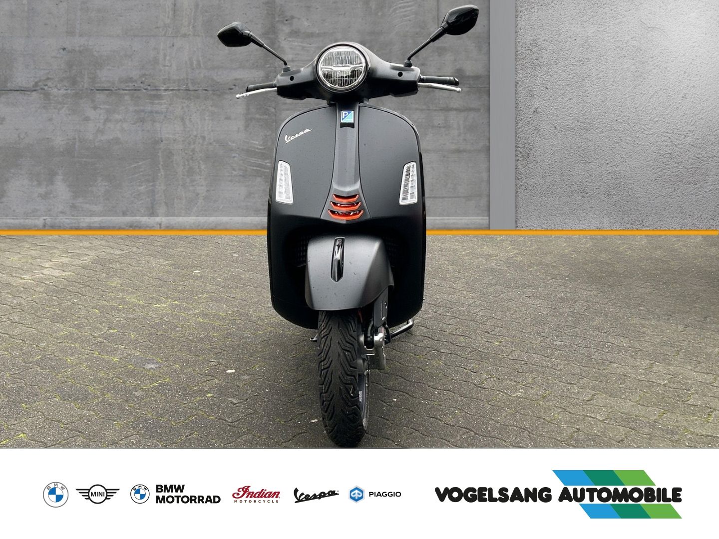 Fahrzeugabbildung Vespa GTS 125 Super Sport, Black Parts, Voll LED, Keyl