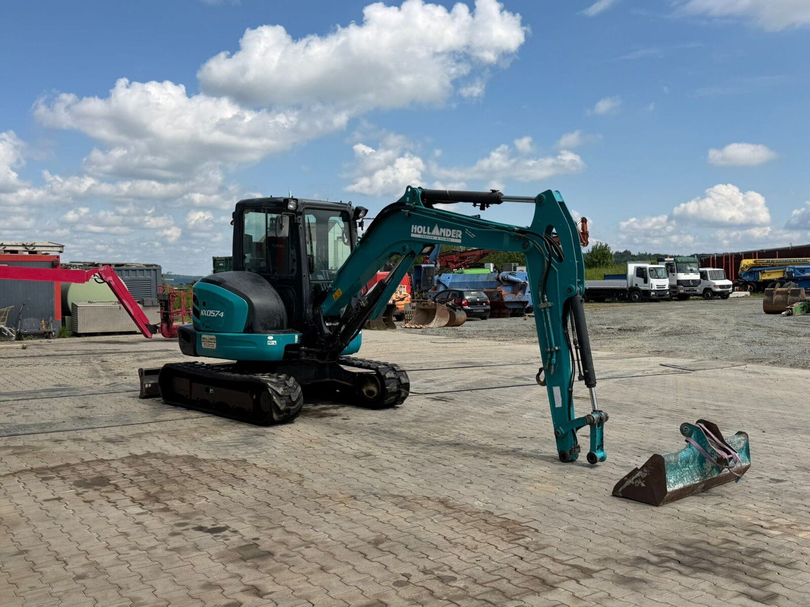 Fahrzeugabbildung Kubota KX057-4 Minibagger / Planierschild / Schaufel