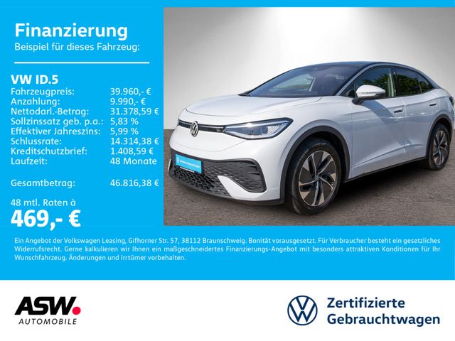 VW ID.5 Pro LED NAVI PANO Wärmepumpe ACC PDC SHZ