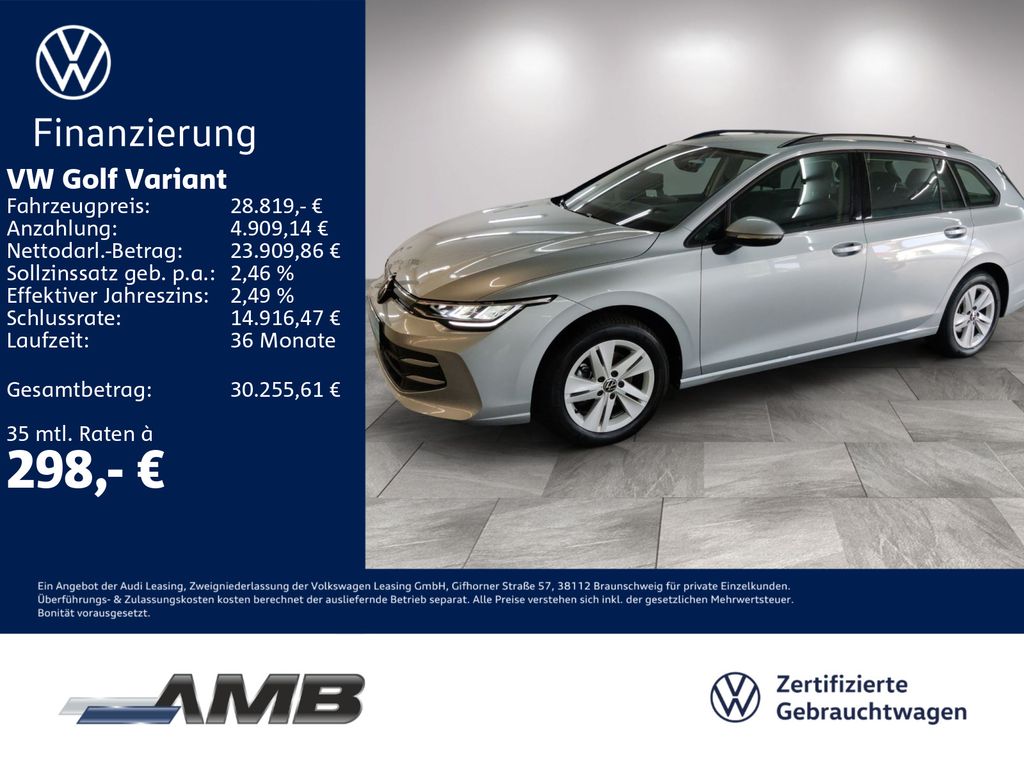 Golf Variant Life 1.5 TSI AHK/Standhzg/03.30Gara