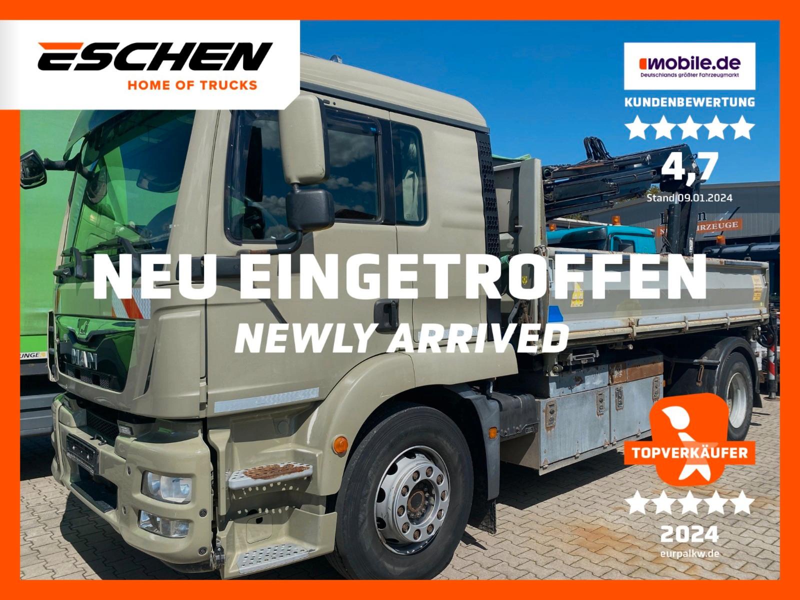 MAN TGM 18.340 I 2-S-Kipper*HIAB 142 ES-3 Kran*FUNK