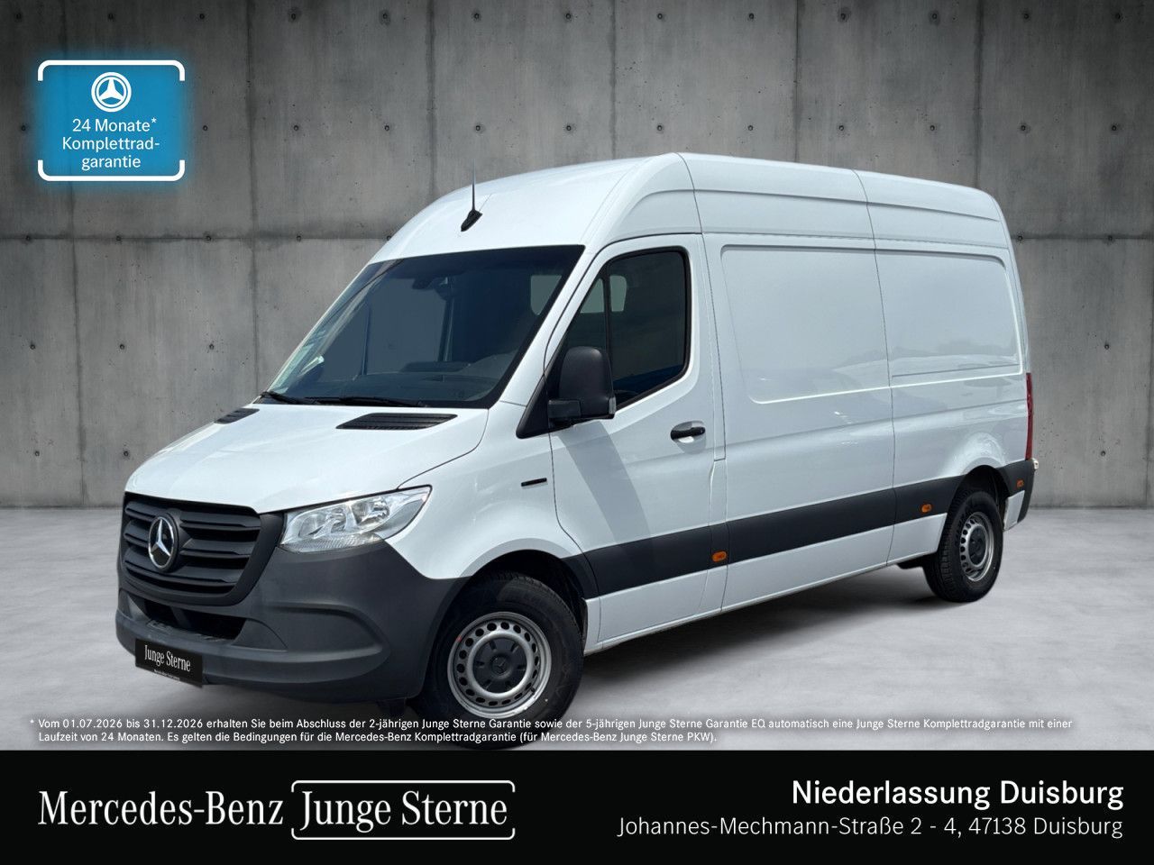 Mercedes-Benz Sprinter eSprinter 312 KA Hoch Klima+Kamera+SiHz