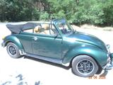 Volkswagen VW Käfer Cabrio; orig. Karmann - Volkswagen Käfer mit Benzin-Antrieb: Grün
