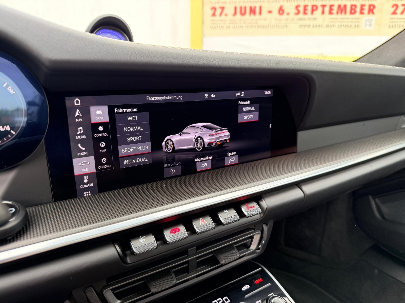 Porsche 992 Turbo S Approved Burmester Lift Carbon Pano