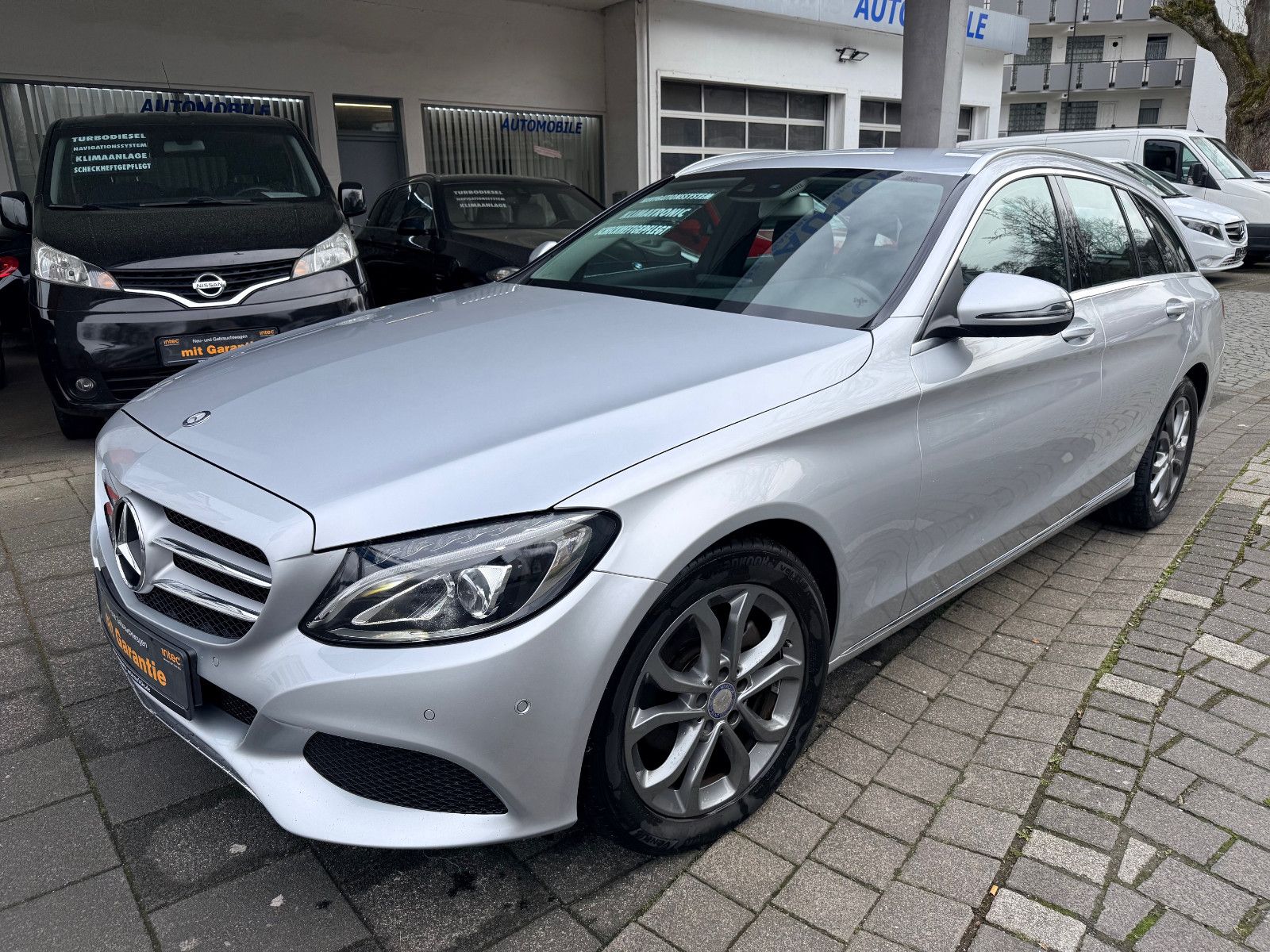 MERCEDES-BENZ C 180 T CGI Avantgarde,Teilleder,Navi,LED,AHK