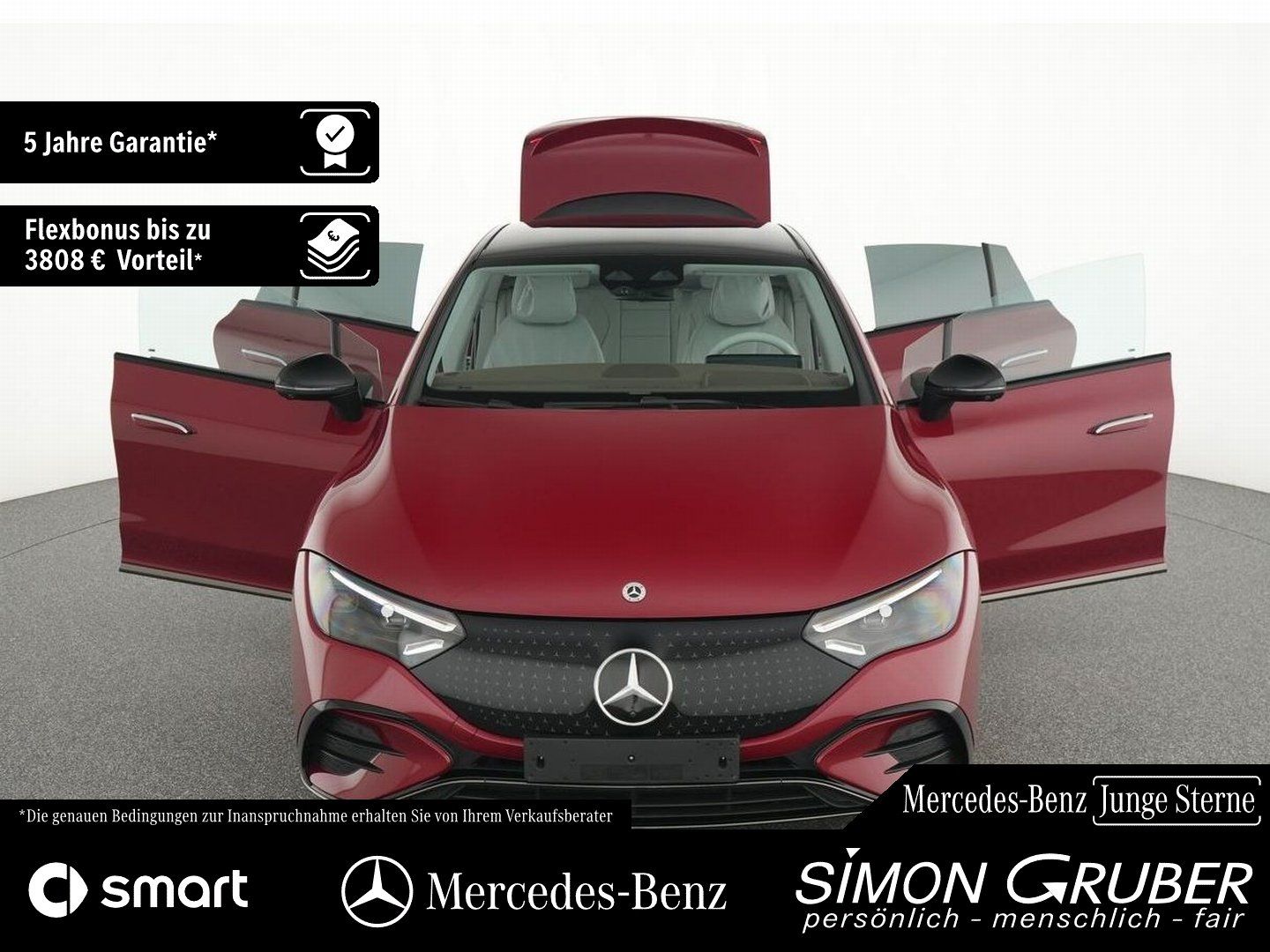 Fahrzeugabbildung Mercedes-Benz EQE 350+ AMG Pano HUD Burm Sitzklima Massage