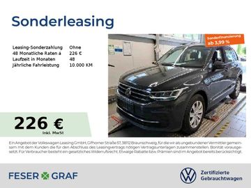 Volkswagen Leasingangebot: Volkswagen Tiguan Life 2.0 TDI DSG Navi AHK Kamera LED SiHz