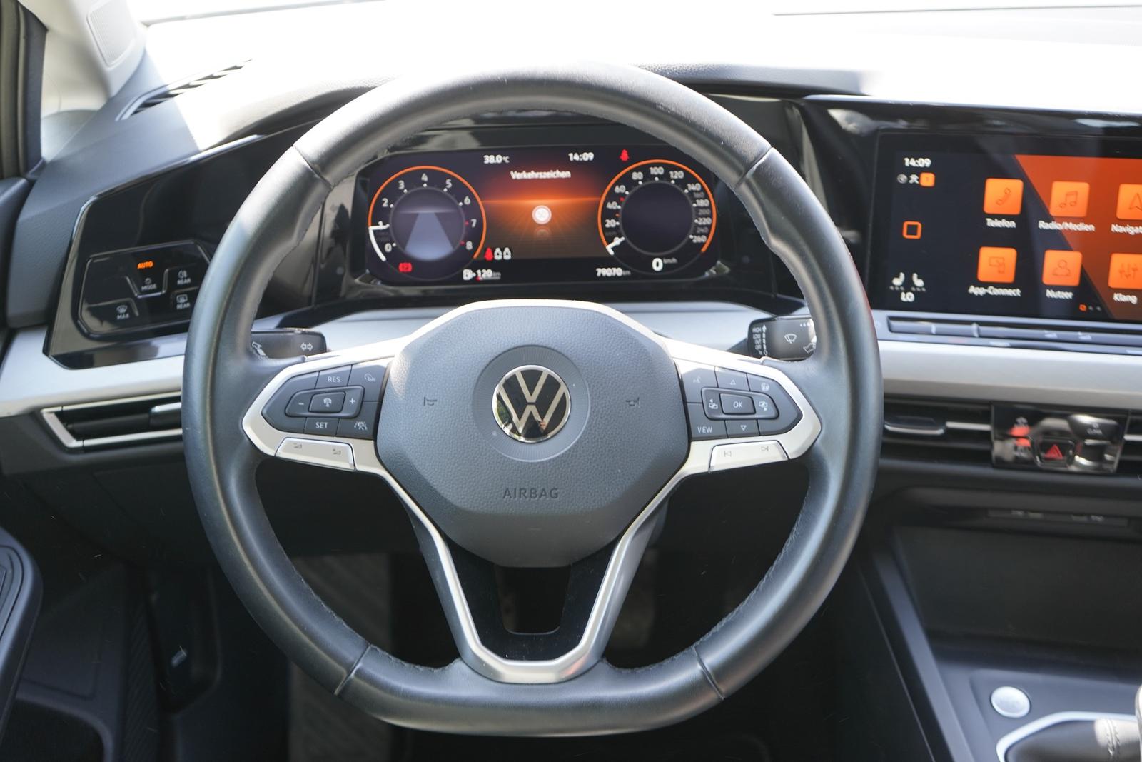 Volkswagen Golf VIII 1.5 TSI Life LED Navi Sitzheizung DAB, миниатюра 10