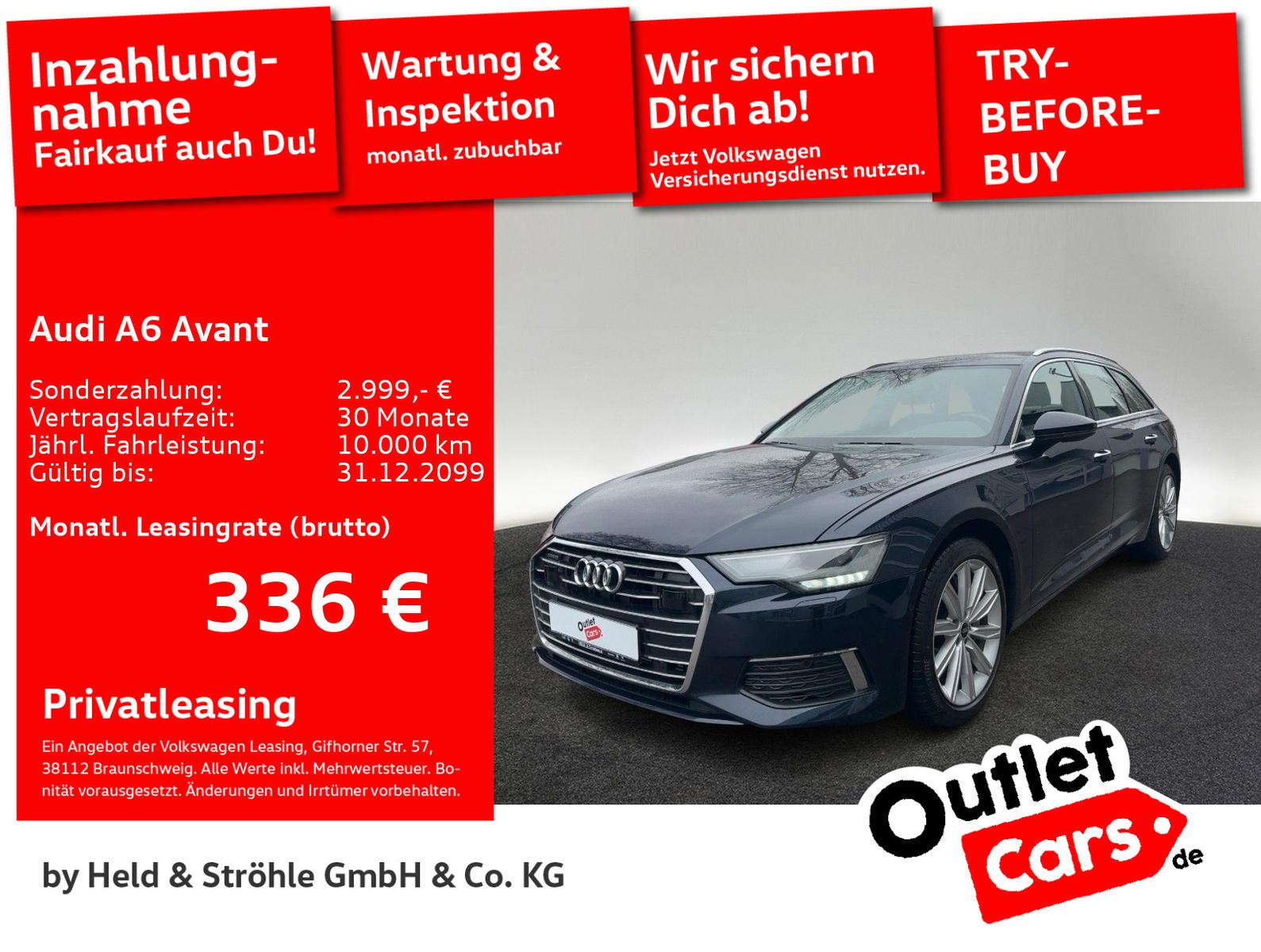 Audi A6 Avant design 45 TDI qu LED LEDER NAVI R-KAM