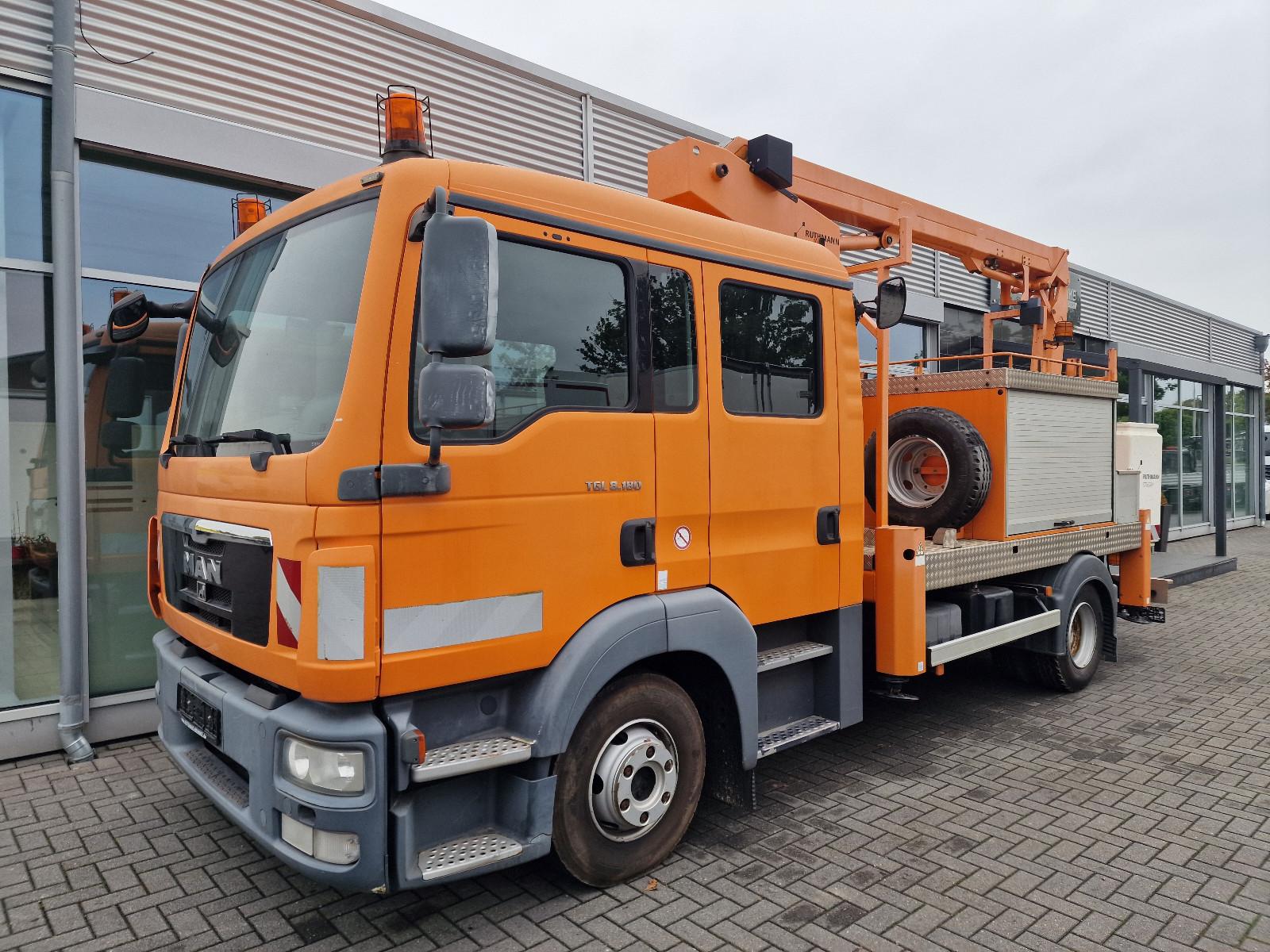 MAN TGL 8.180 Doka 6 Sitzer Ruthmann Hubbühne